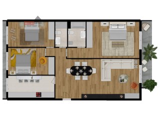 Apartment › Mealhada | 3 Bedrooms | 2WC