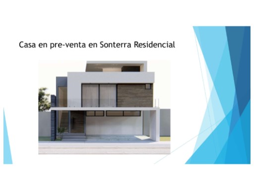 Sonterra Residencial | 4 Habitaciones | 3WC