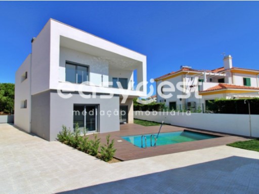 Fantastique Villa individuelle avec 4 chambres et piscine à Azeitão | 5 Pièces | 3WC