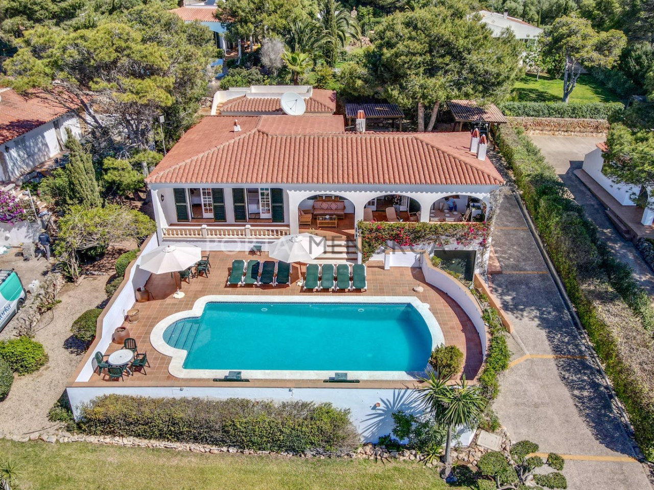 Villa with sea views for sale in Menorca