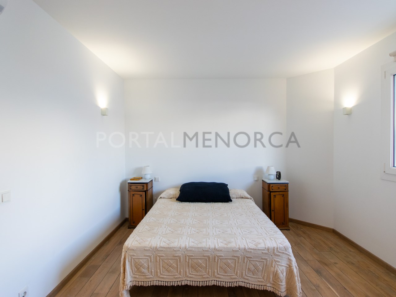 Dormitorio doble en céntrica casa de pueblo en Es Mercadal