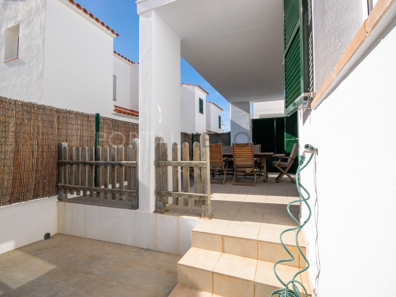 Terraza de apartamento con licencia turística en Punta Grossa