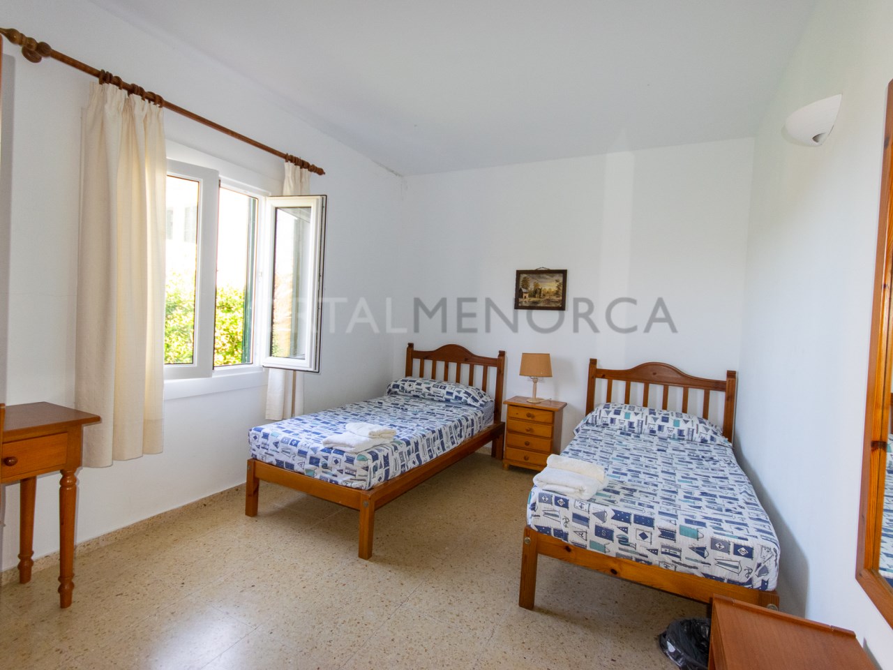 2 bed room in villa with pool, sea views and tourist license in Addaia