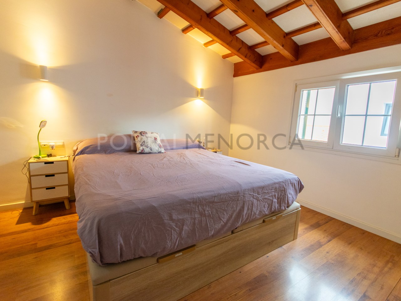 Duplex master bedroom with large terrace in Mercadal