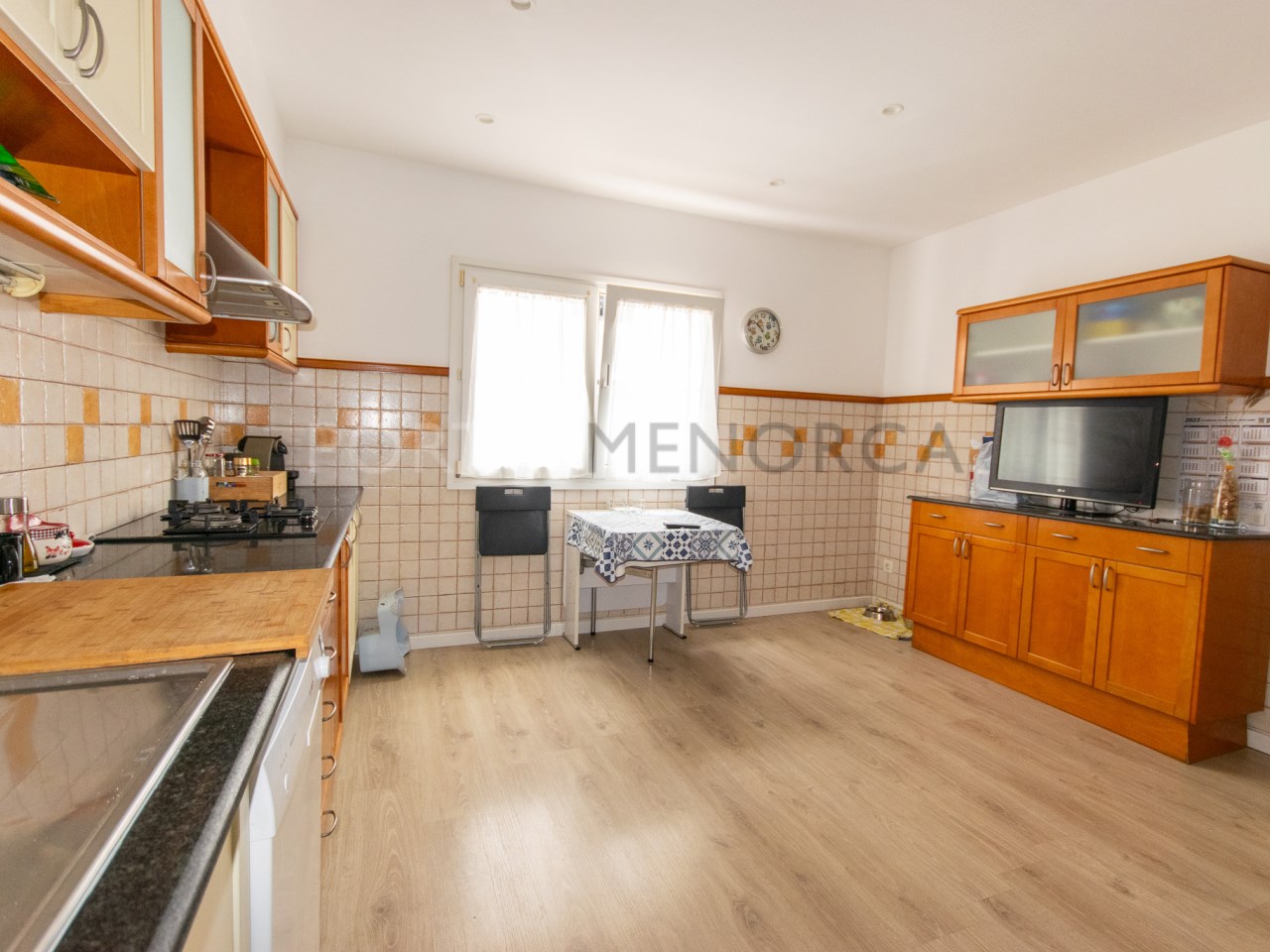 Duplex kitchen with large terrace in Mercadal