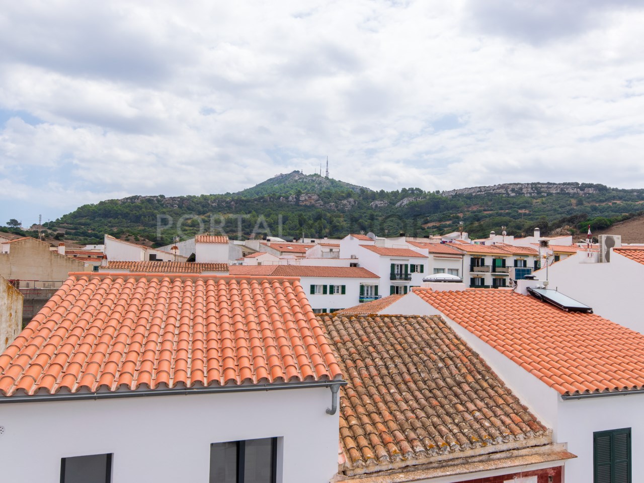 Views from terrace in duplex with large terrace in Mercadal