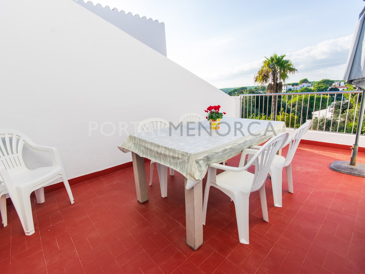 Terrasse de villa avec licence touristique à Cala Galdana