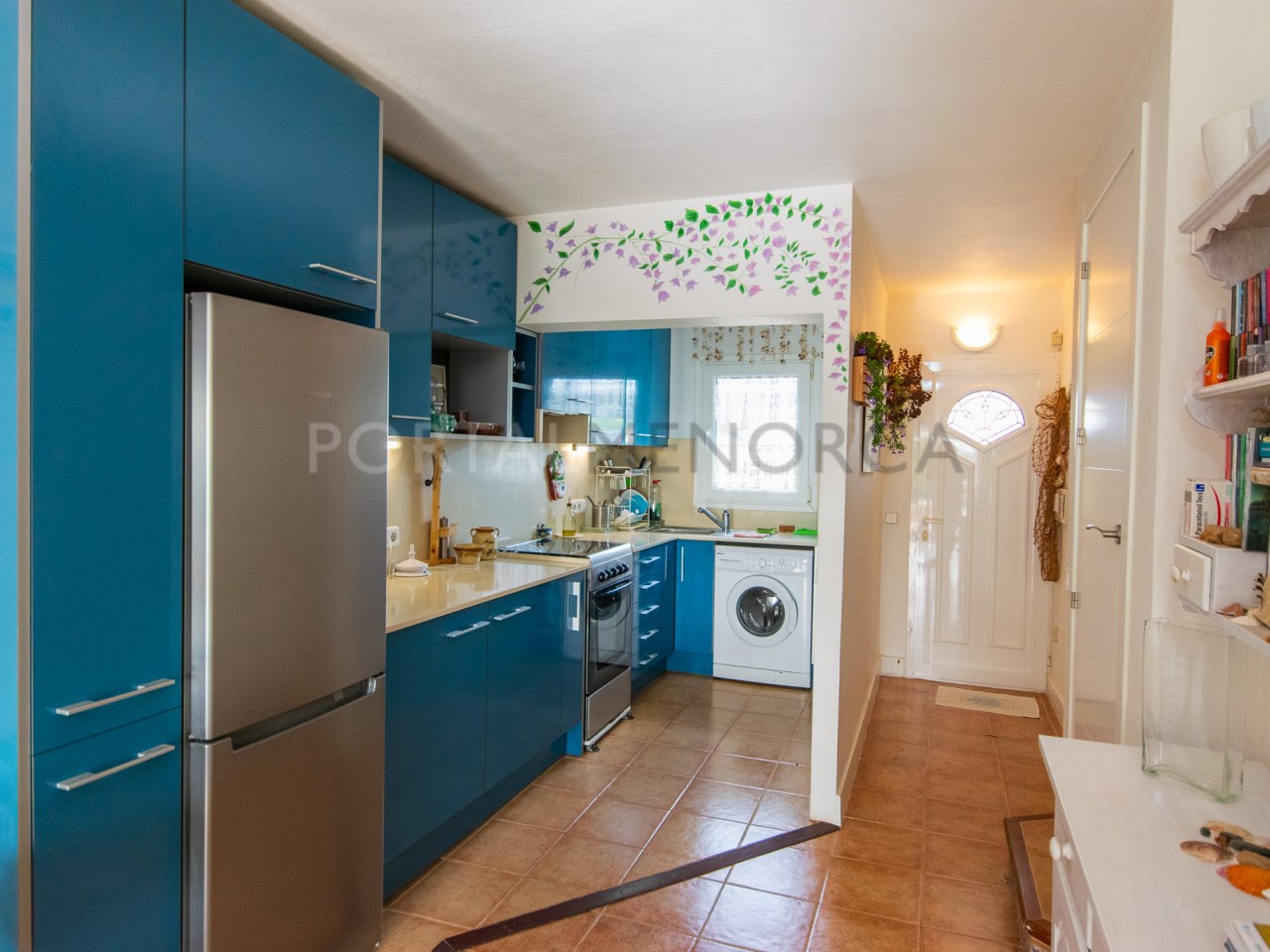 Kitchen of two bedroom townhouse for sale in Cales Coves