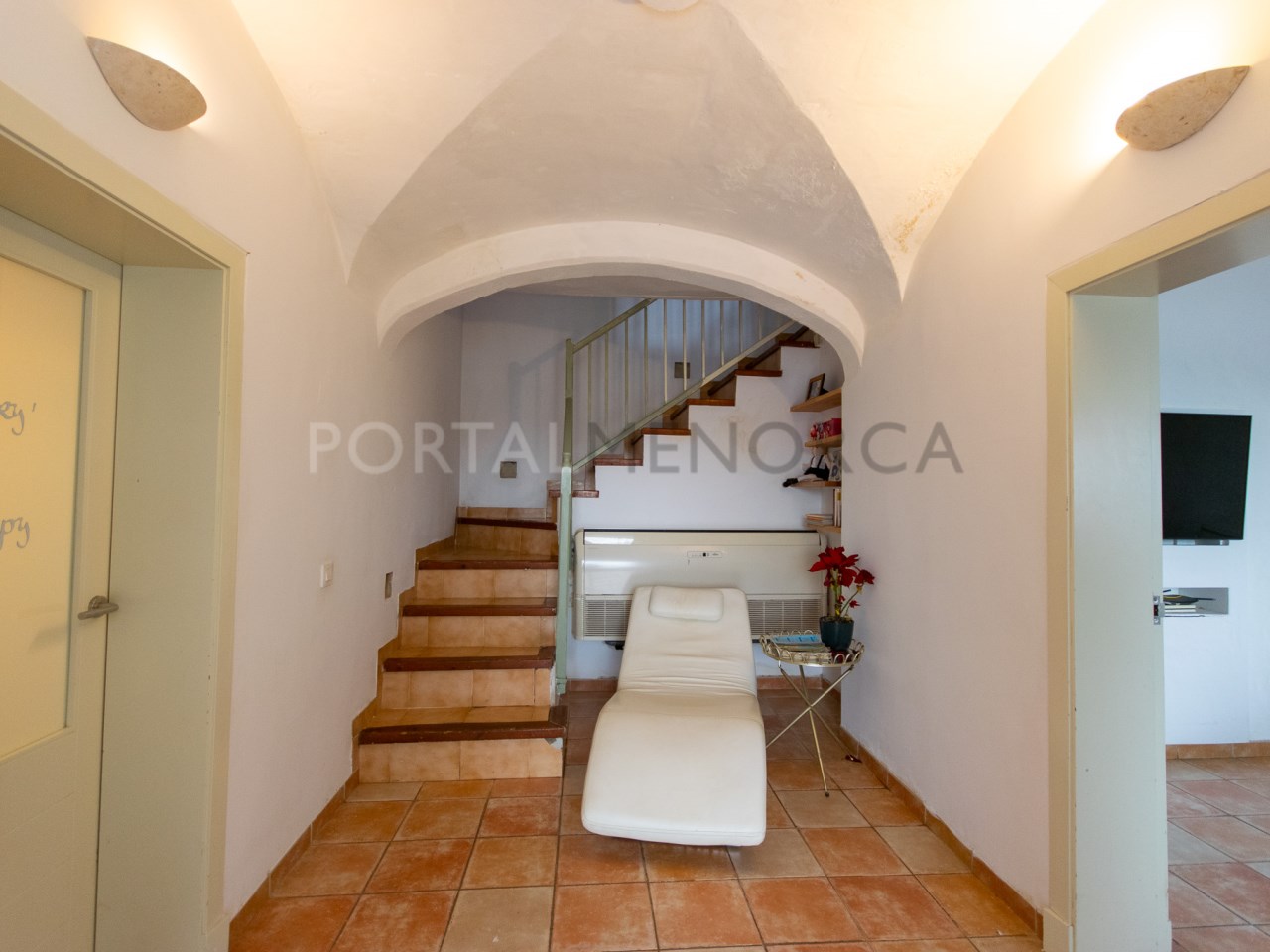 Entrance hall of charming house with land and views of the village of Ferreries