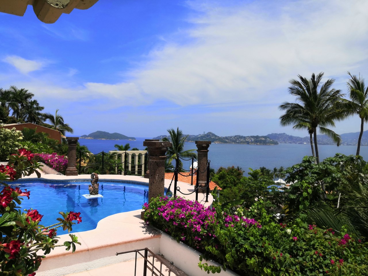 Las Brisas casa de 7 recámaras con vista al mar en Acapulco