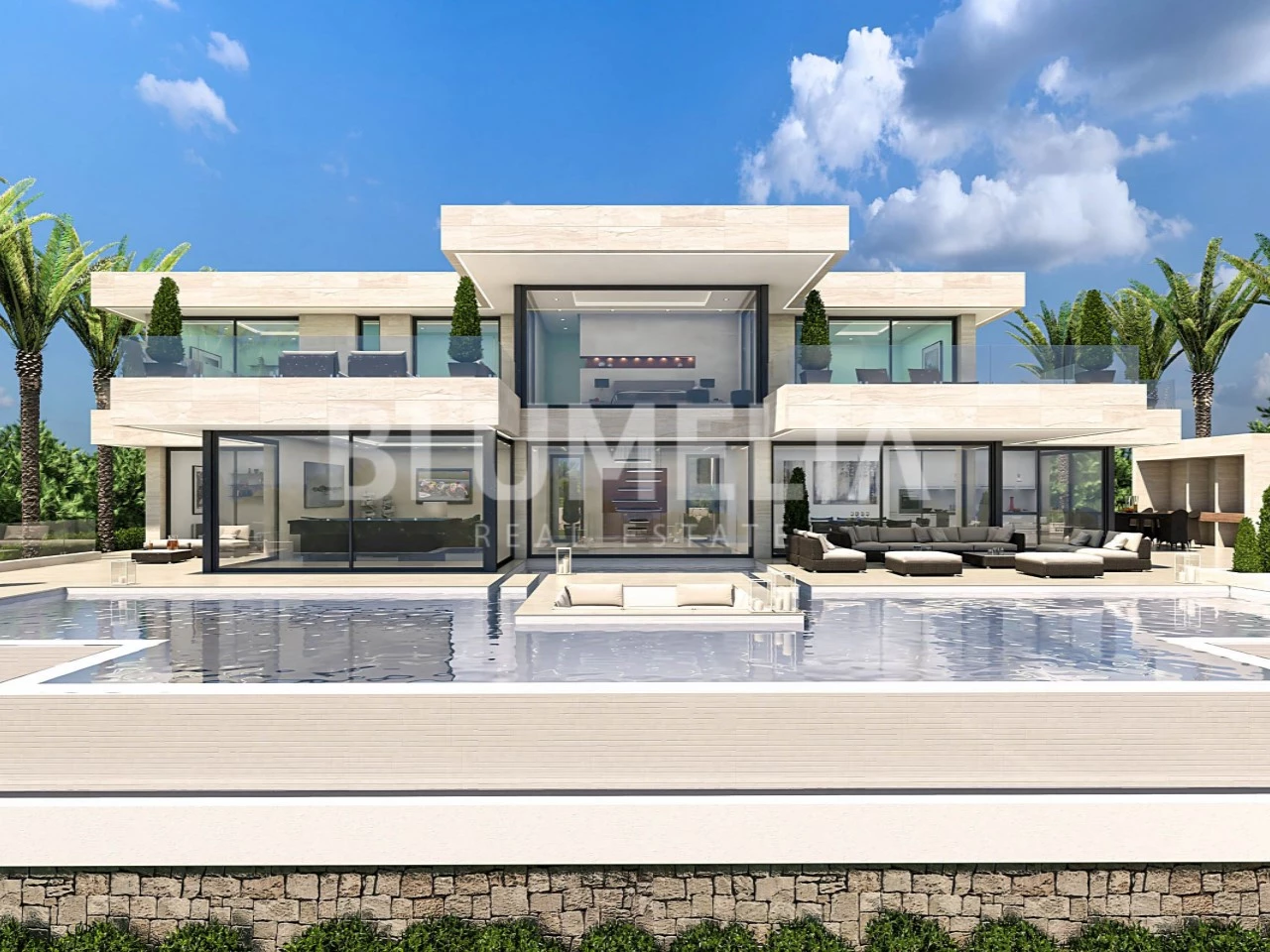 Ongewijzigd Tijdig Ananiver Luxe villa project met SPA te koop in Las Rotas, Dénia