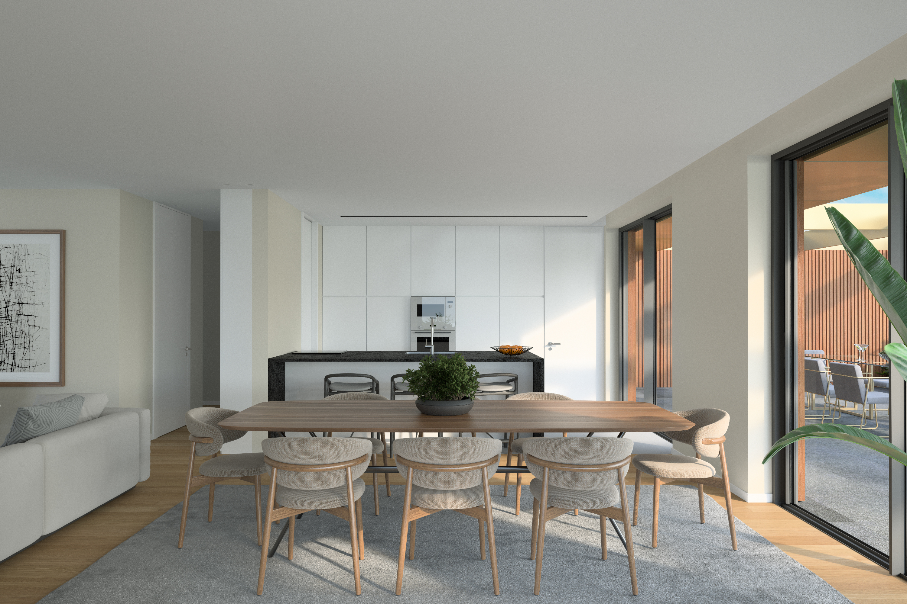 T3 com amplo Terraço e com Piscina, em Luxuoso Empreendimento em Canidelo - Vila Nova de Gaia