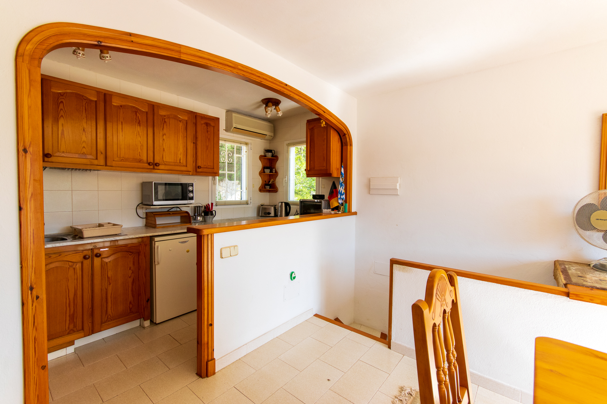 Duplex kitchen with good views in Cala Galdana
