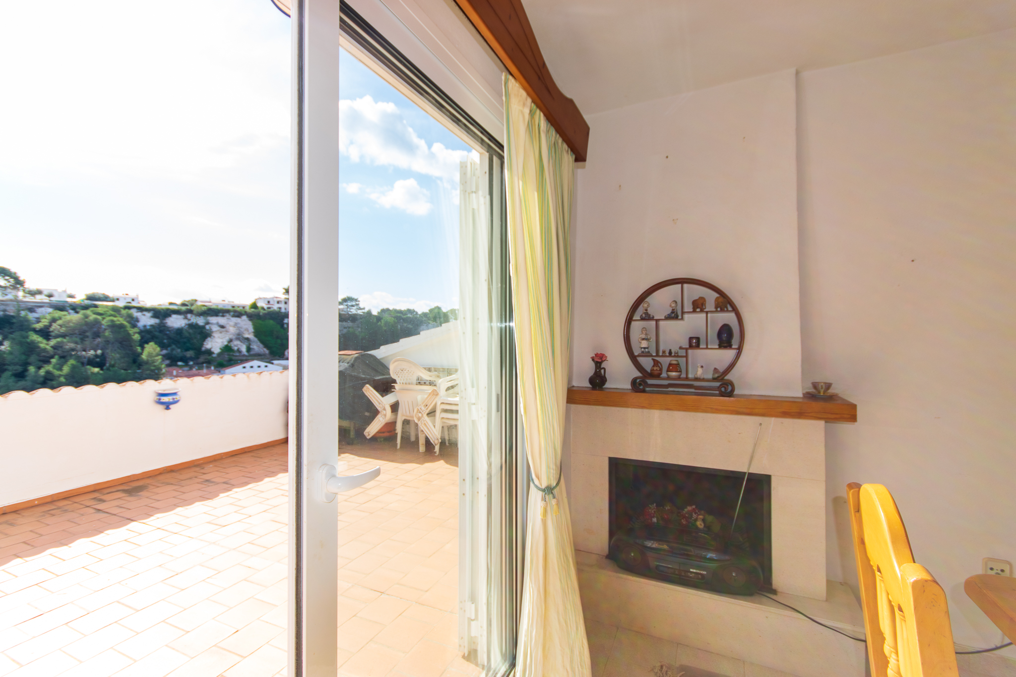 Exit terrace on the top floor in duplex with good views in Cala Galdana