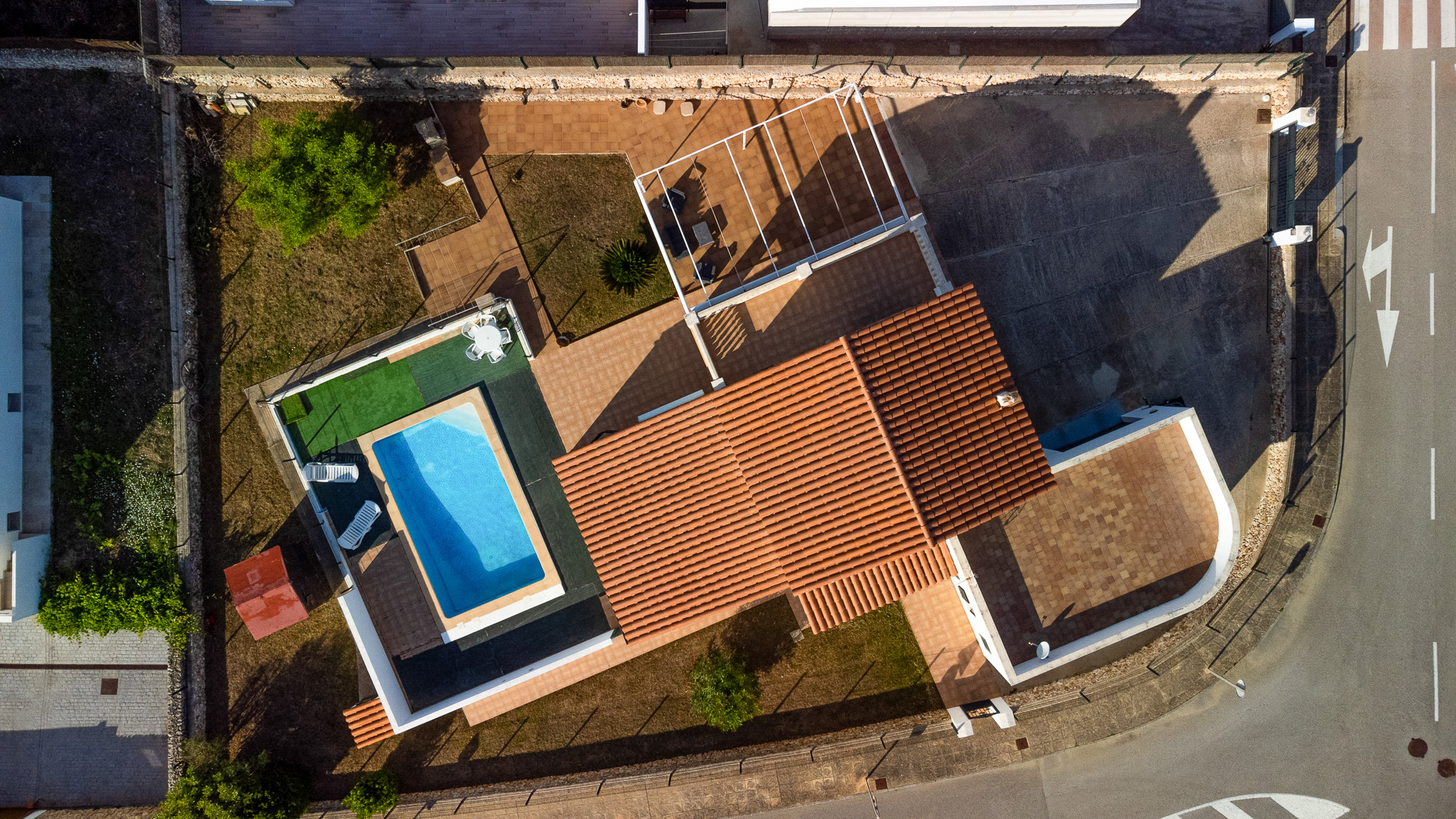 Maison minorquine avec piscine et garage à Mercadal