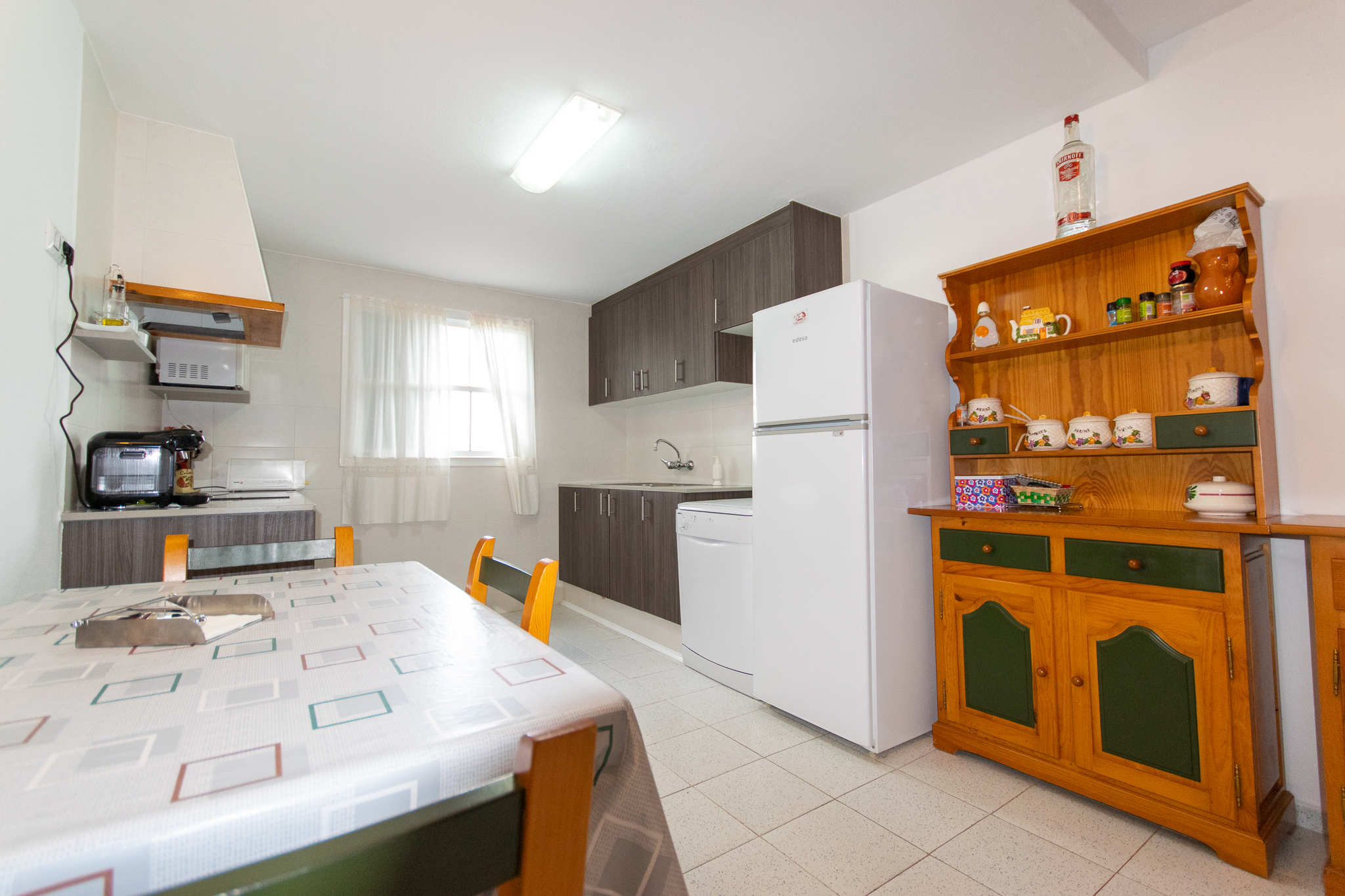 Apartment kitchen with good views in Cala Galdana