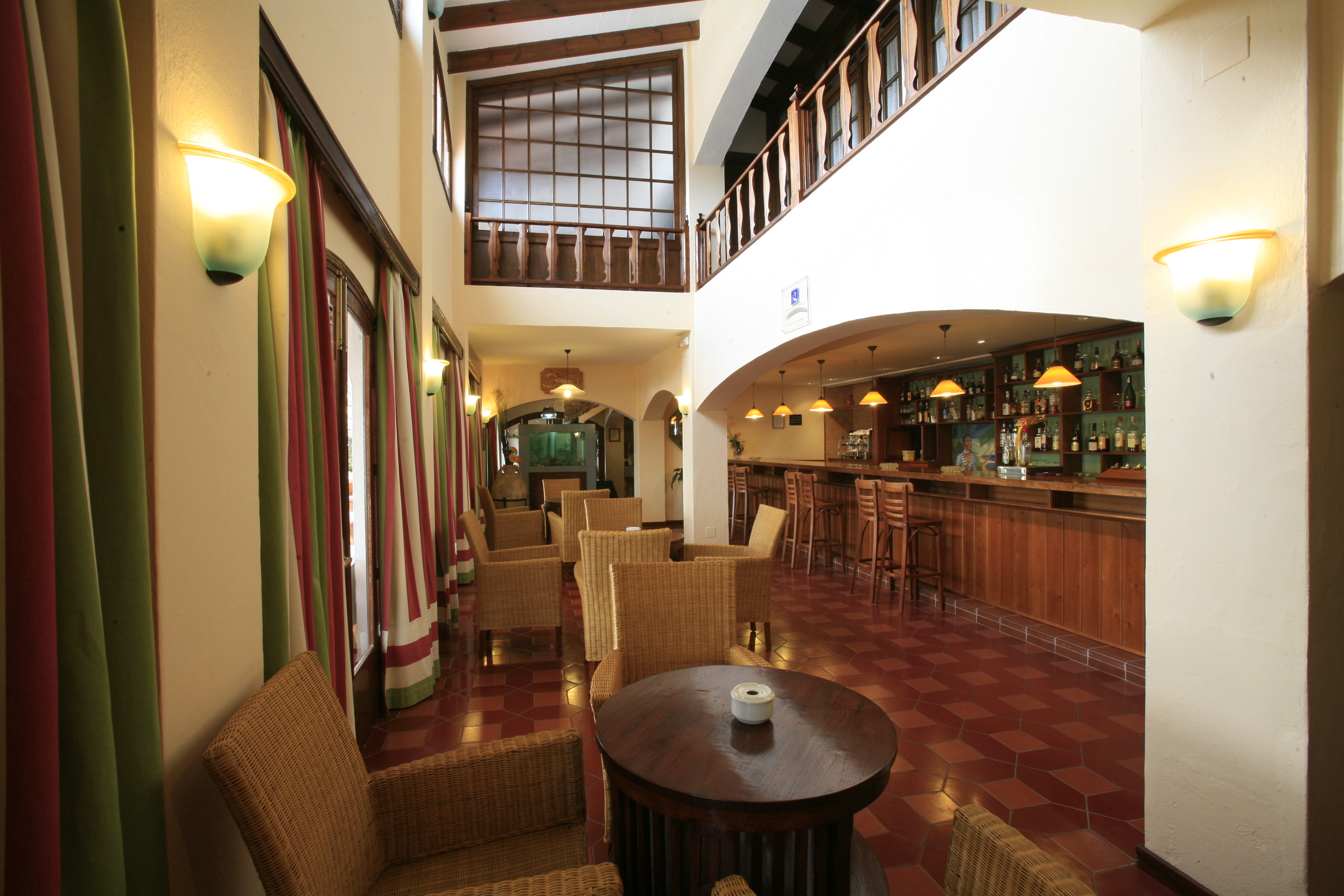 Bar 1st floor in Bar-Restaurant with swimming pool and leisure area in Son Bou