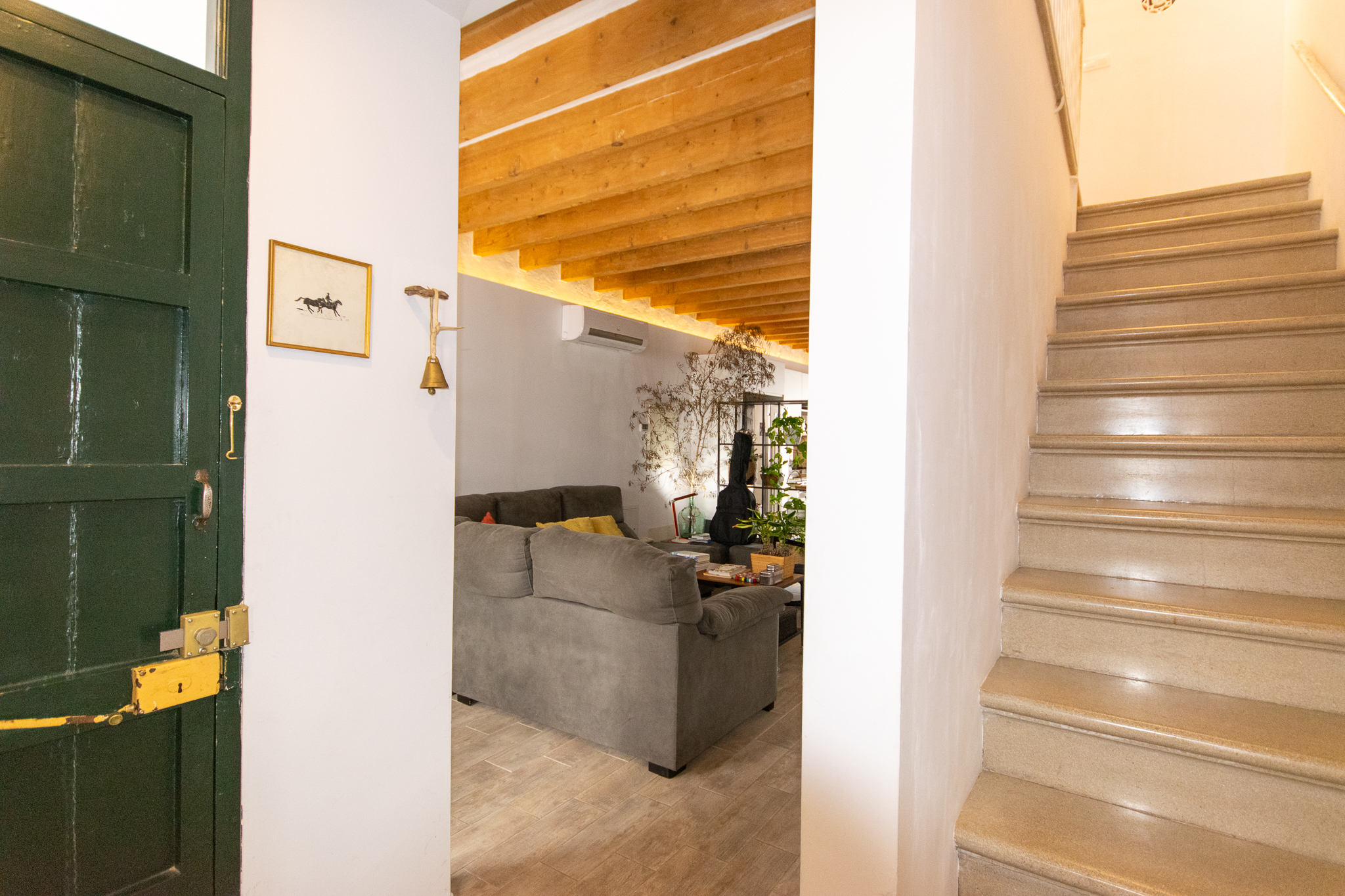 Hall entrance in charming renovated 3 bedroom house in Alaior