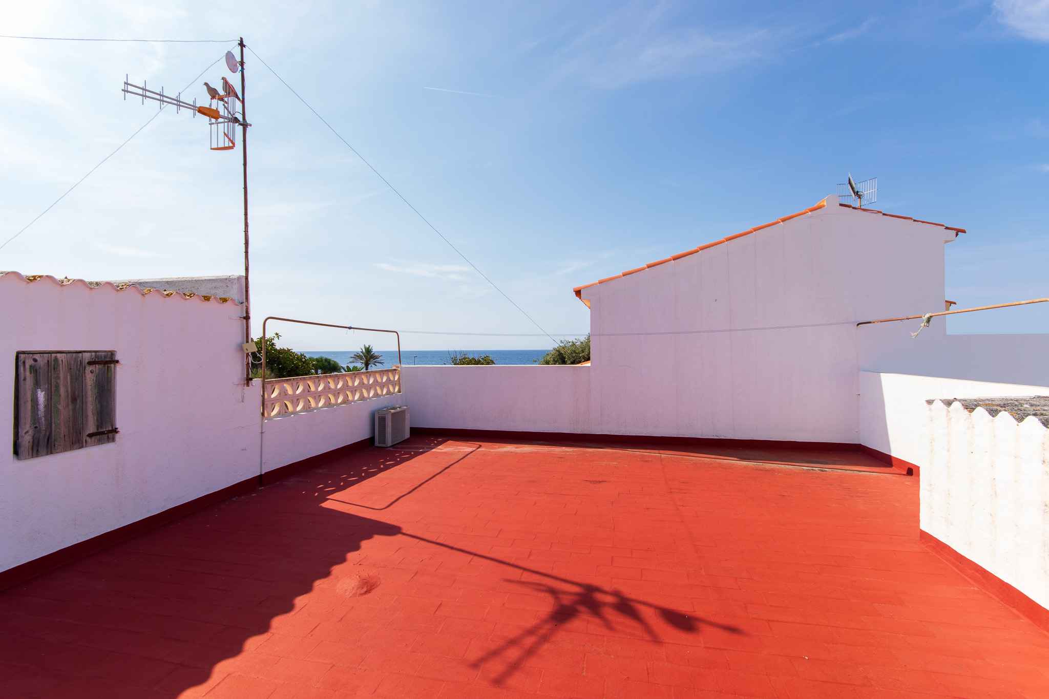 Terrasse supérieure dans villa avec licence touristique à vendre à Cala n Bosch