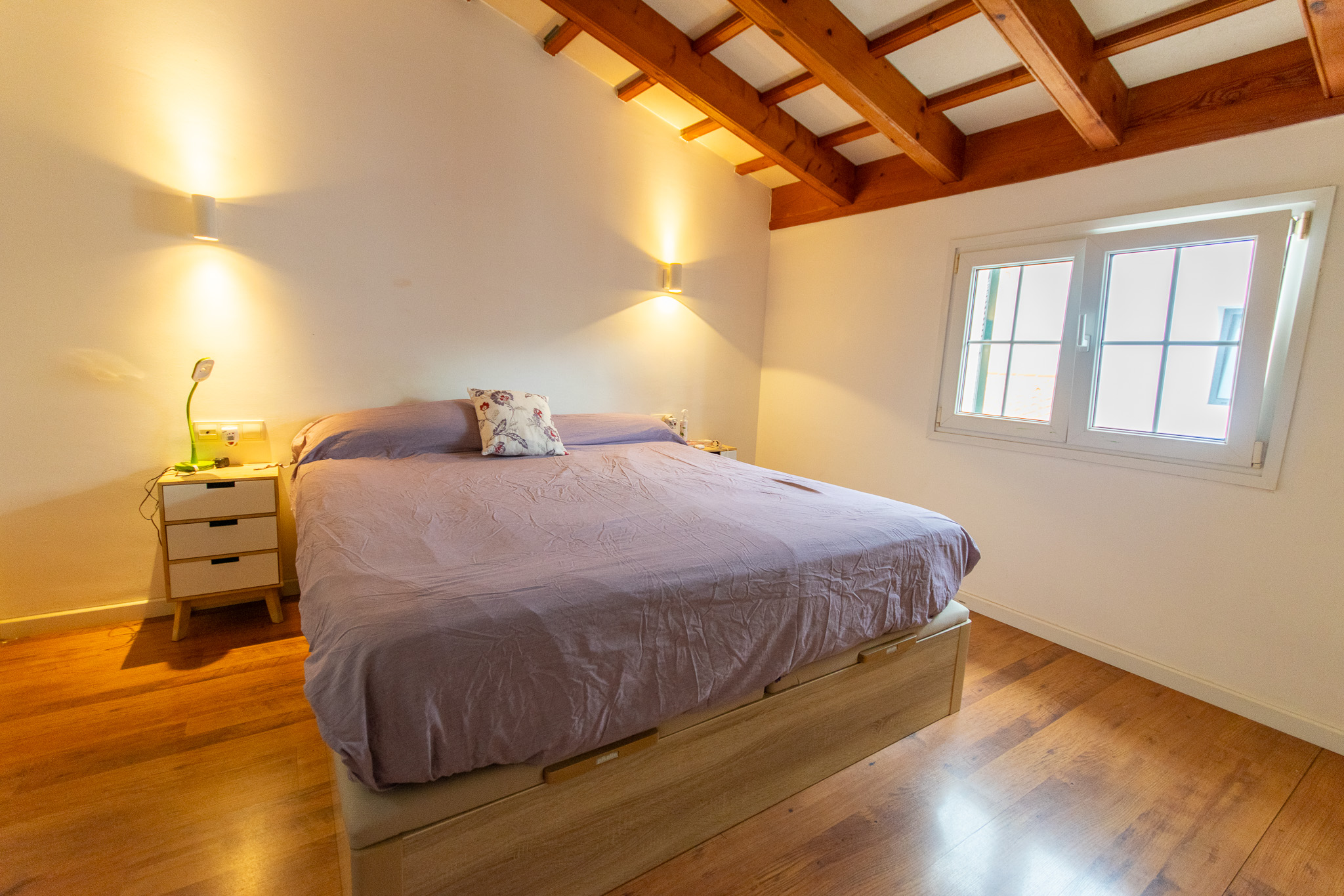 Duplex master bedroom with large terrace in Mercadal
