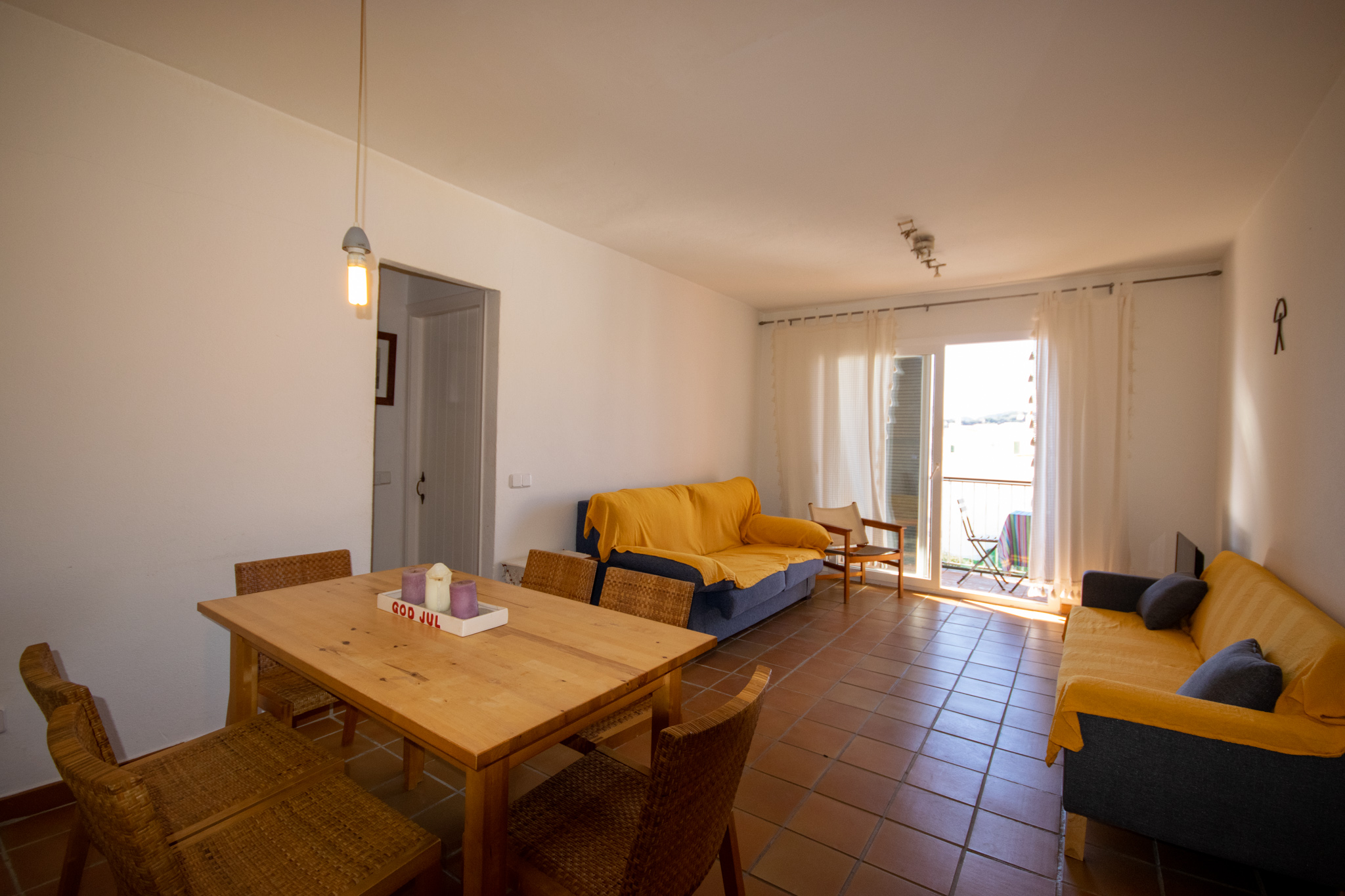 Salon-salle à manger de 2 chambres avec terrasse à vendre à Es Mercadal
