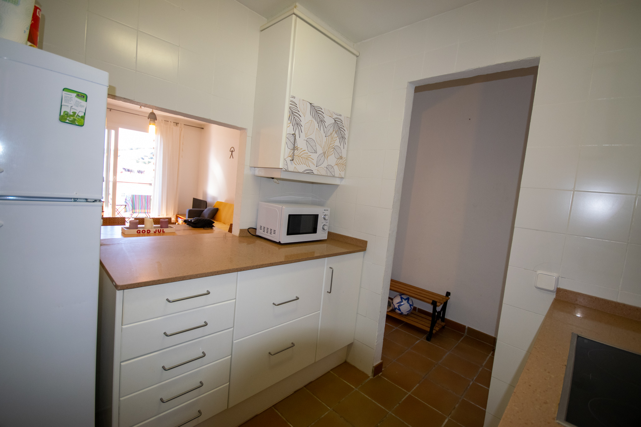 2-bedroom flat kitchen with terrace for sale in Es Mercadal
